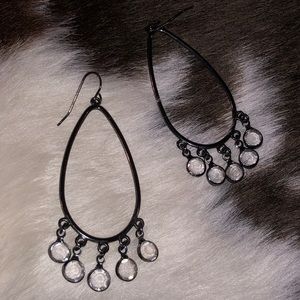 Premier Jewelry gunmetal dangle earrings